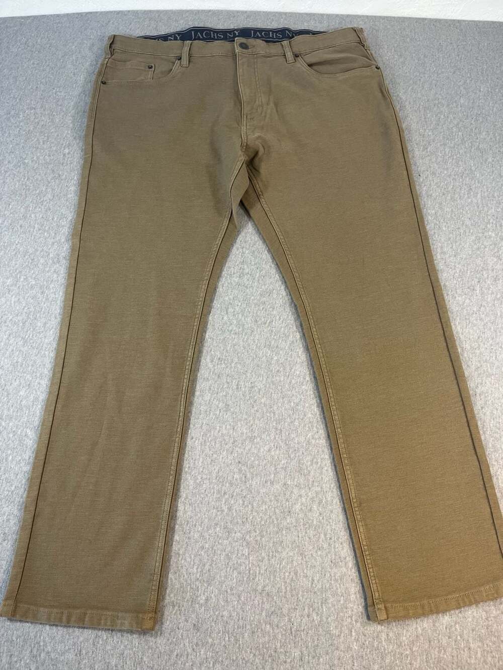 Jachs NY Brown Stretch Twill 5-Pocket Pants Men’s 40/30